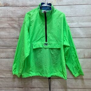 VINTAGE GOTCHA! WINDBREAKER IN NEON GREEN